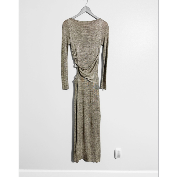 Significant Other New! Chloe Metallic Sommer Cutout Maxi Dress - Picture 5 of 10